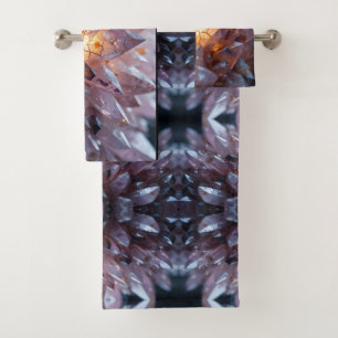 Radiant Crystal Heart Bath Towel Set