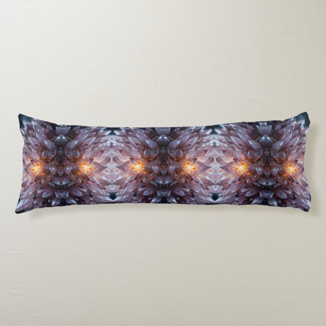 Radiant Crystal Heart Body Cushion (Front)