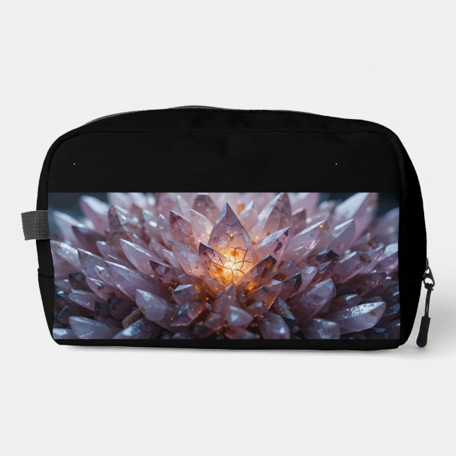 Radiant Crystal Heart Dopp Kit (Front)