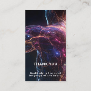 Radiant Current Aura Energy Business Card