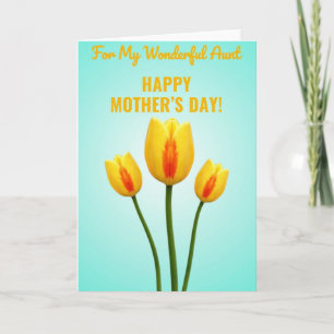 Radiant Daffodil Mothers Day Card