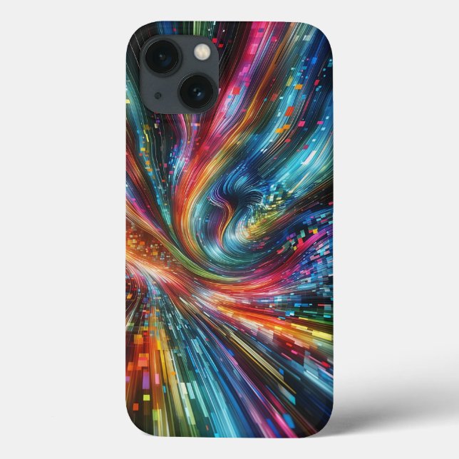 Radiant Digital Fibre Speed Phone Case - Vibrant  (Back)