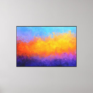Radiant Divide Canvas Print