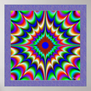Radiant Energy Illusion Poster