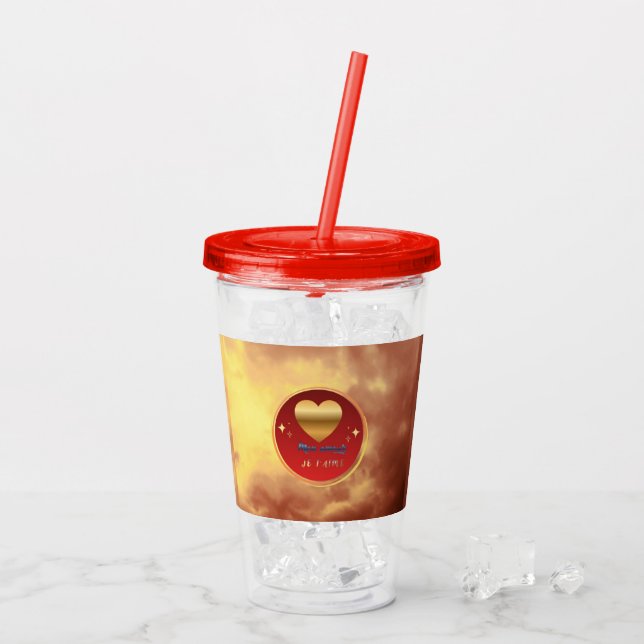 Radiant Eternal Love Acrylic Tumbler (Back Ice)