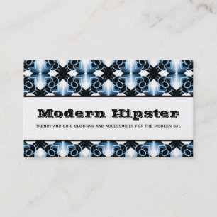 Radiant Extravagance Business Card, Vibrant Blue Card