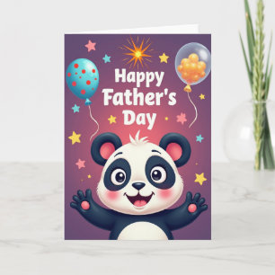 Radiant Fathers Day Wish Card
