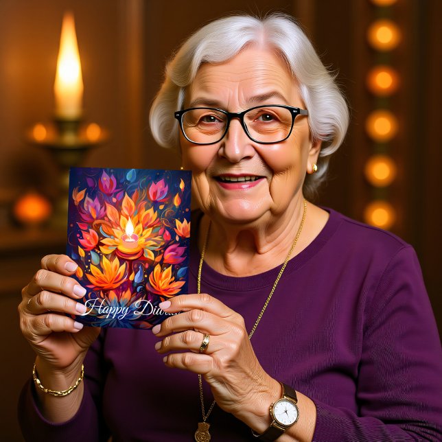 Radiant Festive Blooms Postcard (Radiant Festive Blooms Postcard)