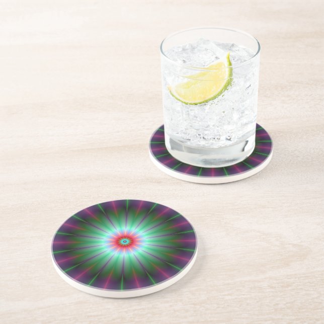 Radiant Flower Coaster (Side)