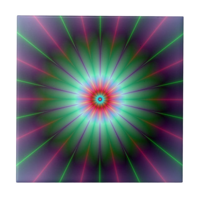 Radiant Flower tile (Front)