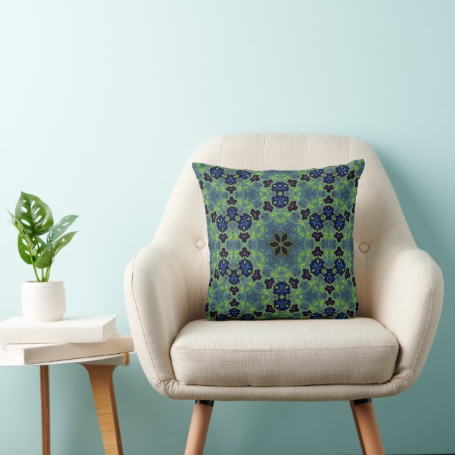 Radiant Fractal Symphony  Cushion (Chair)