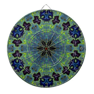 Radiant Fractal Symphony Dartboard