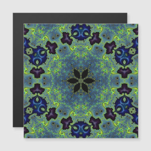 Radiant Fractal Symphony Magnetic Card