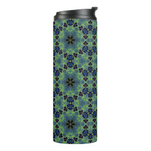 Radiant Fractal Symphony Thermal Tumbler