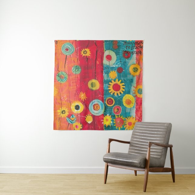 Radiant Garden Tapestry (In Situ)