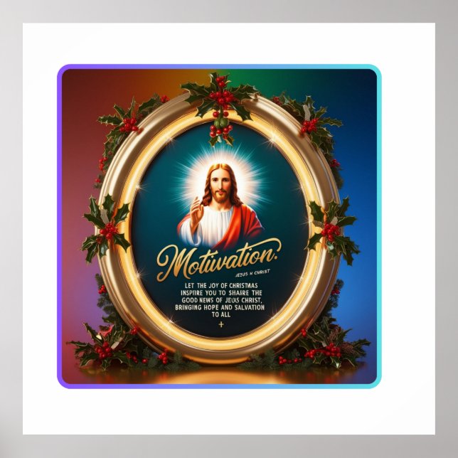 Radiant Glory: The Joy of Christmas and Salvation Poster (Front)