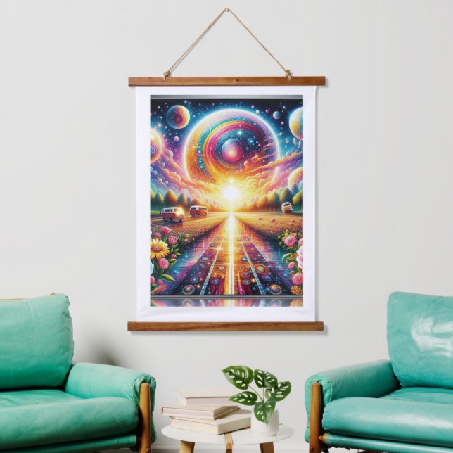 Radiant Glow Large 5D DIY Diamond Painting Kit Hanging Tapestry (Living Room)