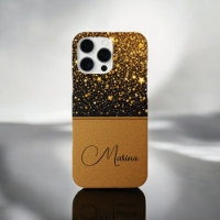 Radiant Gold Sparkle (Glitter-Leather)