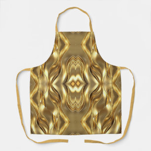 Radiant Golden Pattern Apron