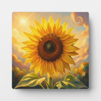 Radiant Golden Sunflower Sunset