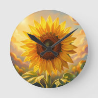 Radiant Golden Sunflower Sunset