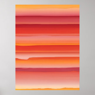 Radiant Gradient - Intense Colour Transition Art Poster