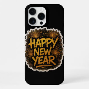 Radiant Graffiti-Style Happy New Year Explosion wi iPhone 16 Pro Max Case