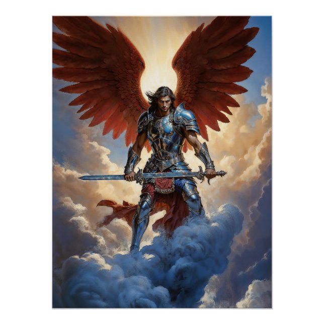 Radiant Guard Archangel Michael Poster (Front)