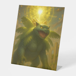 Radiant Guardian of the Ancient Ruins Pedestal Sign