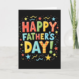Radiant Happy Fathers Day Card