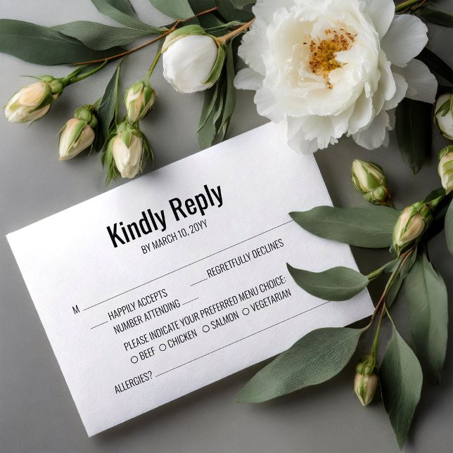Radiant Happy Wedding RSVP Card (Creator Uploaded)