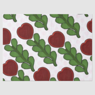 Radiant Heart Flower Botanical Tissue Paper