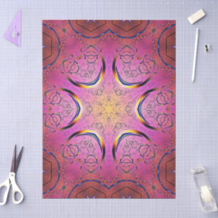 Radiant Heart Kaleidoscope Tissue Paper