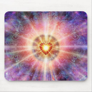 Radiant Heart Mouse Pad