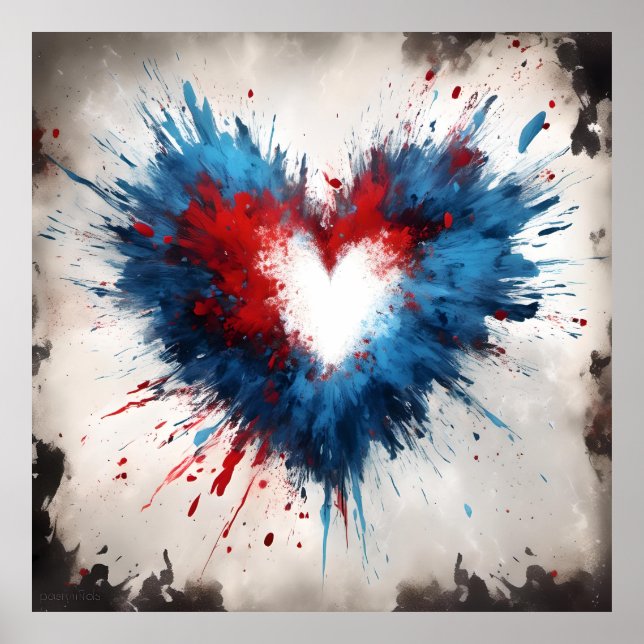 Radiant Heartburst Poster (Front)