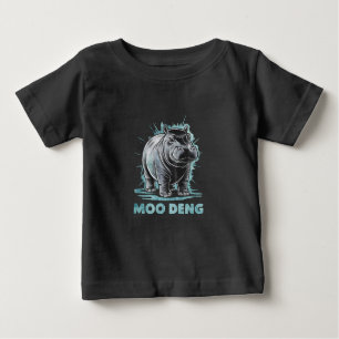Radiant Hippo Moo Deng Baby T-Shirt