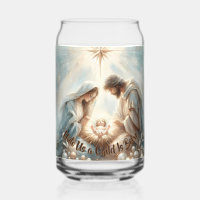Radiant Holy Family Nativity Scene