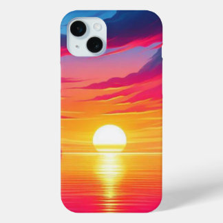 Radiant Horizon: Sunset Glow iPhone 15 Mini Case