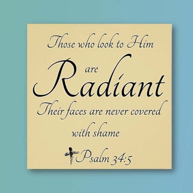 Radiant in Him Poster (Creator Uploaded)