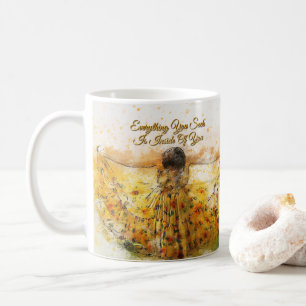 Radiant Inner Strength Inspirational Coffee Mug
