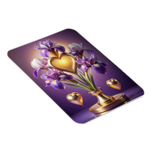 Radiant Iris Blossom 3D Render by Neskie D Magnet