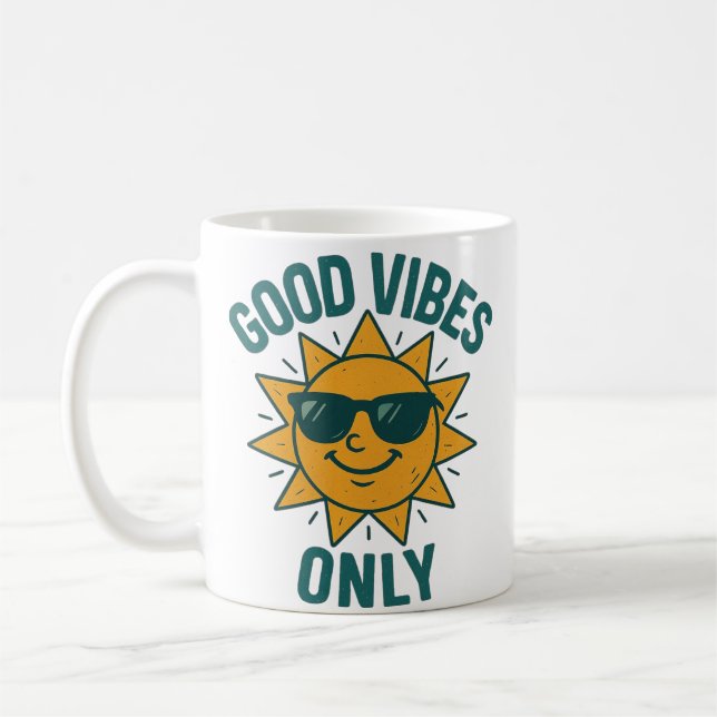 Radiant Joy – Just the Happy Feels Coffee Mug (Left)