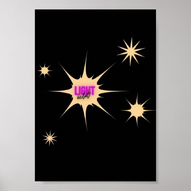 Radiant Light – Modern & Vibrant Style Poster (Front)