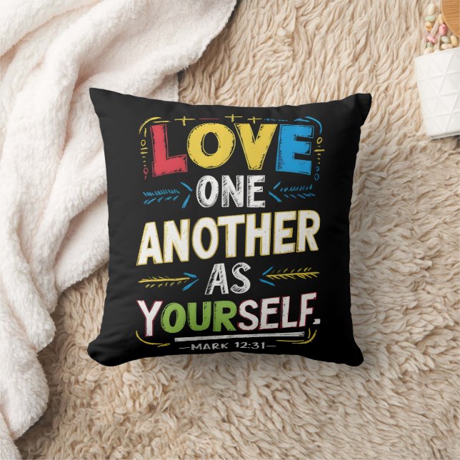 Radiant Love: Embrace Others as You Cherish  Cushion (Blanket)