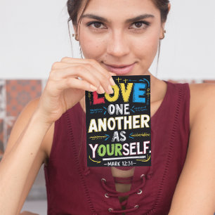 Radiant Love: Embrace Others as You Cherish Postcard