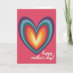 Radiant Love Mothers Day Card