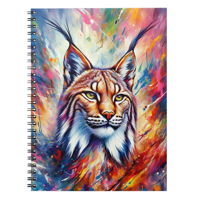 Radiant Lynx Spirit Notebook (Front)