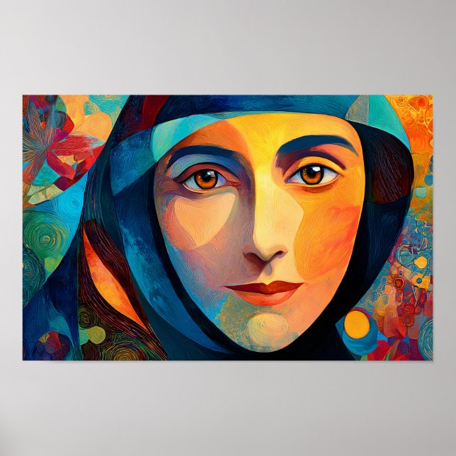 Radiant Missionary: Saint Frances Xavier Cabrini Poster (Front)