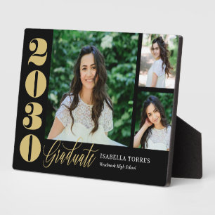 Radiant Moments EDITABLE COLOR Graduation Plaque