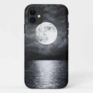 Radiant Moon Over Water Canvas Print iPhone 11 Case